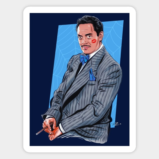 Raul Julia - An illustration by Paul Cemmick Magnet by PLAYDIGITAL2020